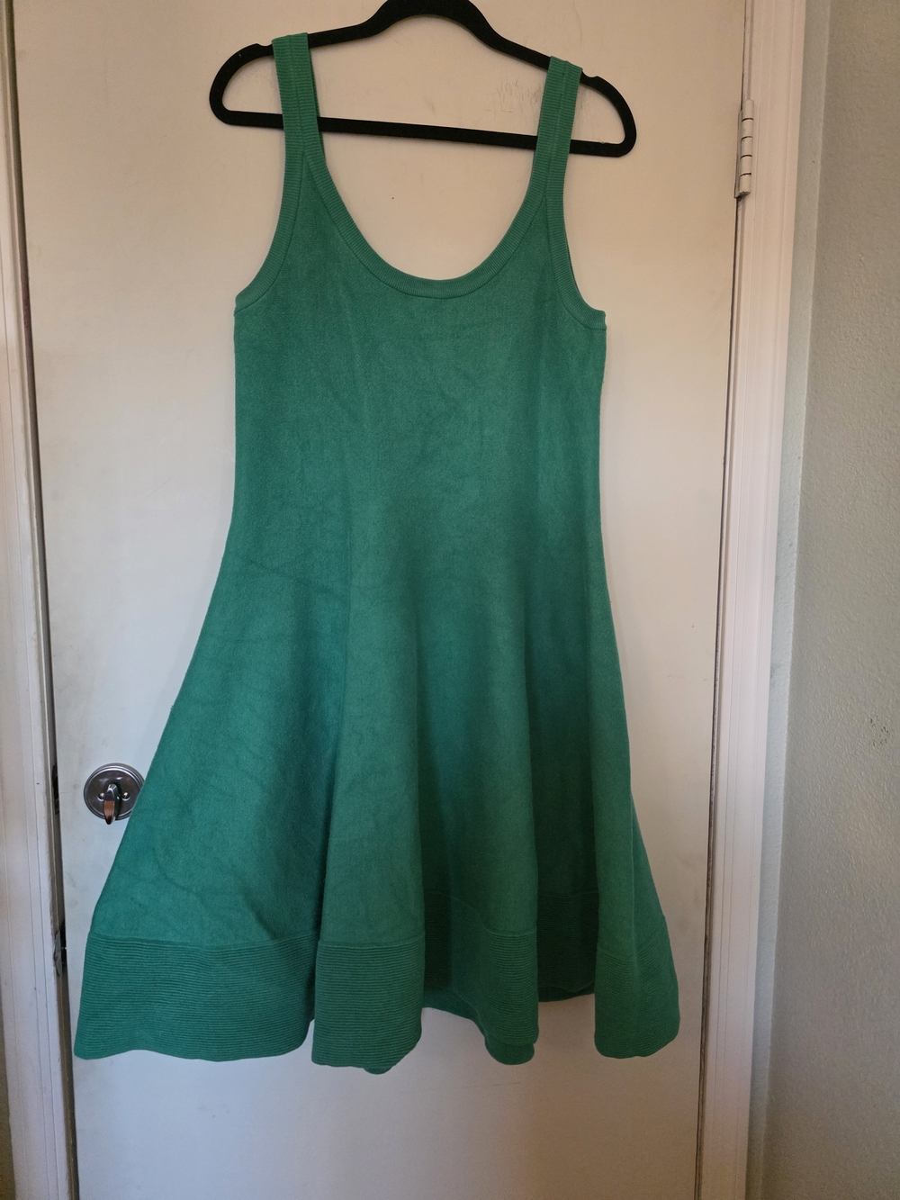 kate spade Green Sleeveless A-Line Knit Dress